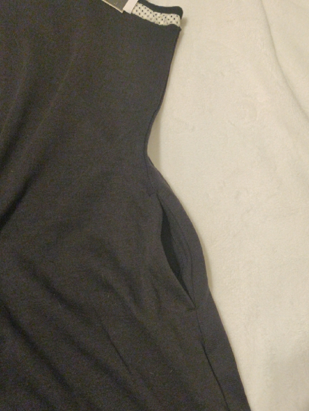 adidas Black Sleeveless Sport Dress with White Trim - Picture 12 of 16